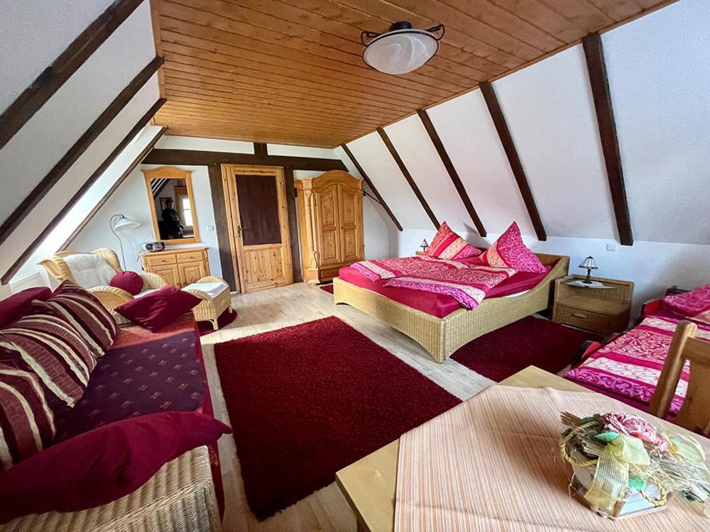 Ferienwohnung Zum Heuschober ブルク エクステリア 写真