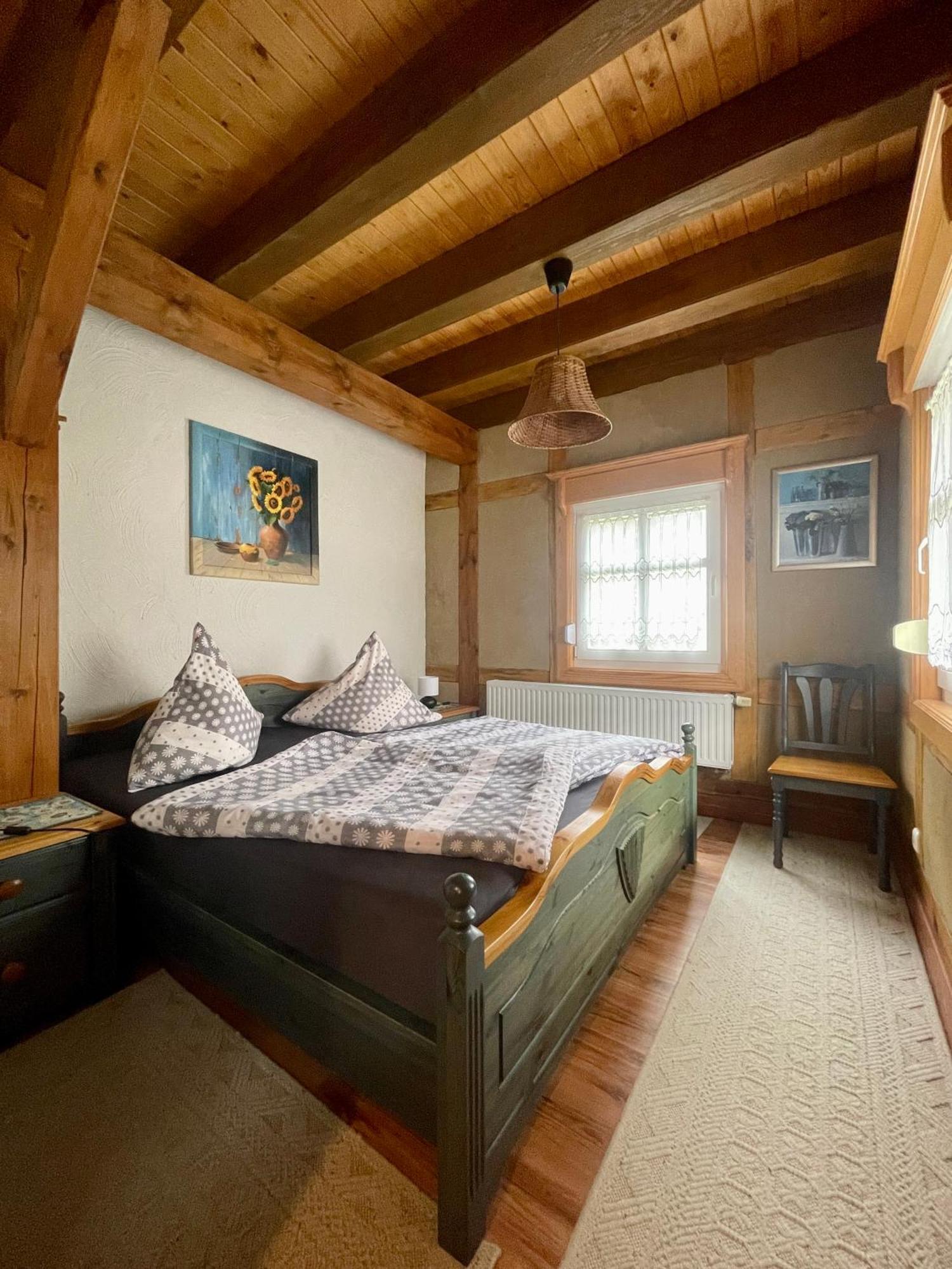 Ferienwohnung Zum Heuschober ブルク エクステリア 写真