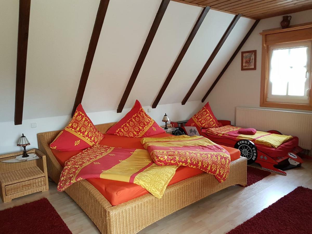 Ferienwohnung Zum Heuschober ブルク エクステリア 写真
